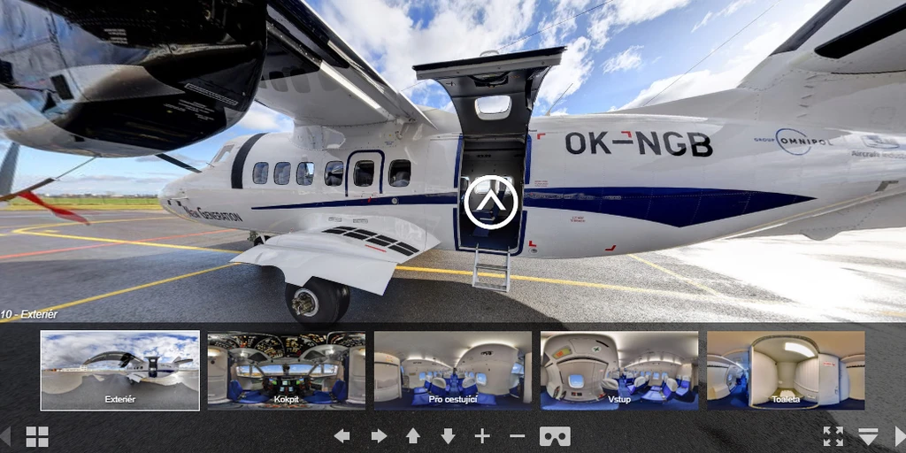 Naše L 410 NG v 3D modelu